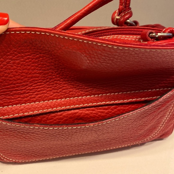 Leather Red Purse Made in Italy GUIA’S - Picture 5 of 9